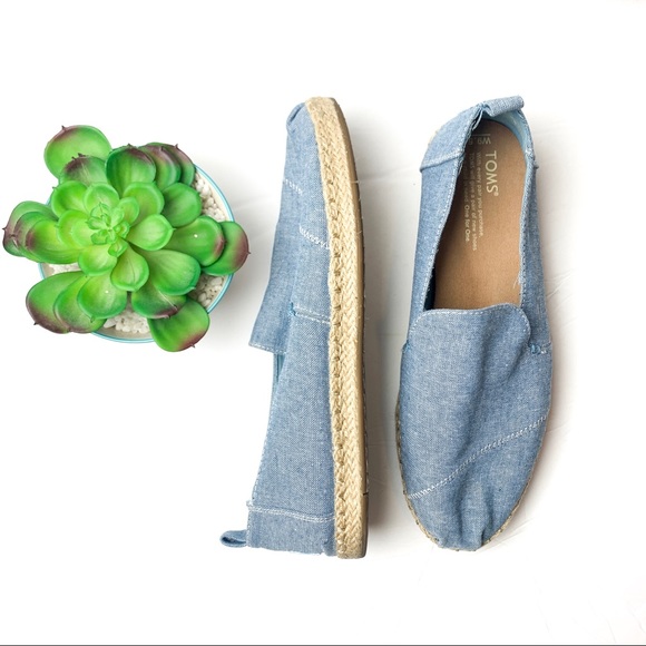 Toms Shoes - Toms Deconstructed Alpargata Slip Ons | Size 9.5